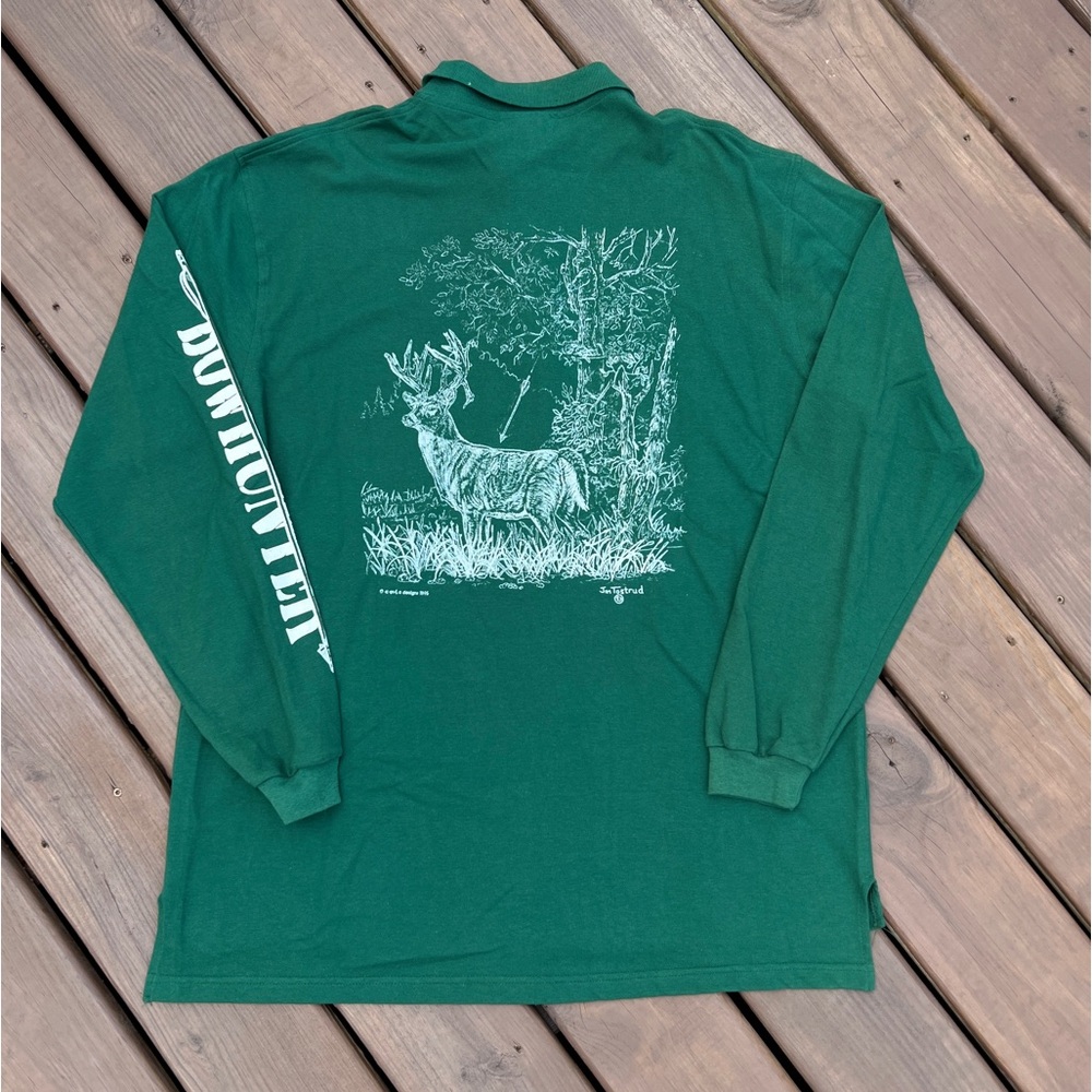 Vintage 90s Nature Bowhunter Polo Shirt